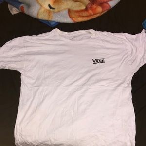 XL white vans shirt